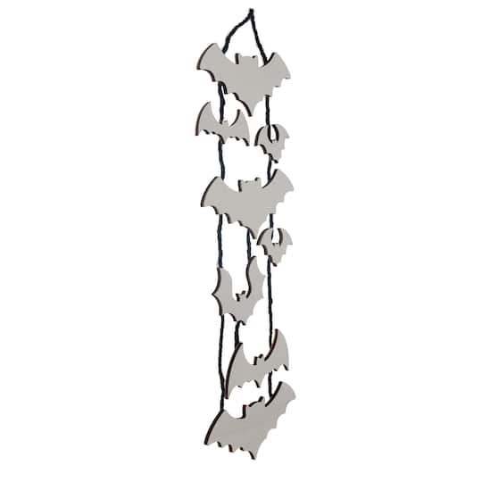 16.25" Bats DIY Linear Wood Plaque by Make Market®